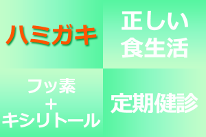 【むし歯予防】4つのキーワード【ハミガキ】